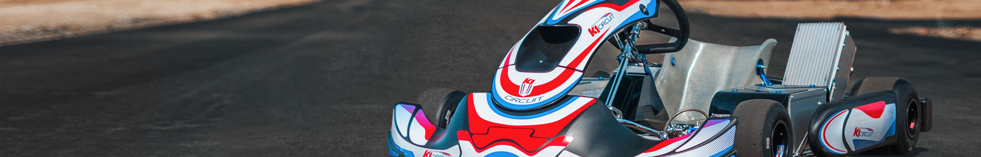 Race kart on track