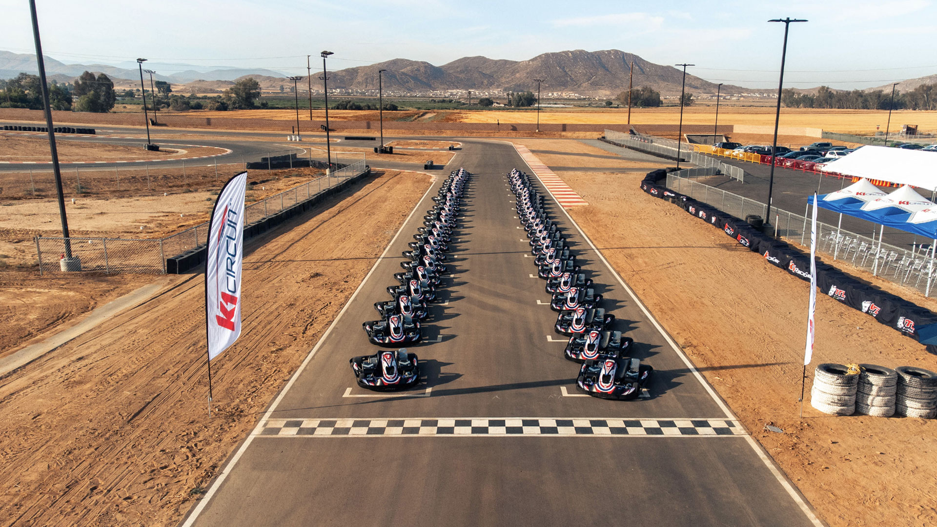 52 OTL karts on track