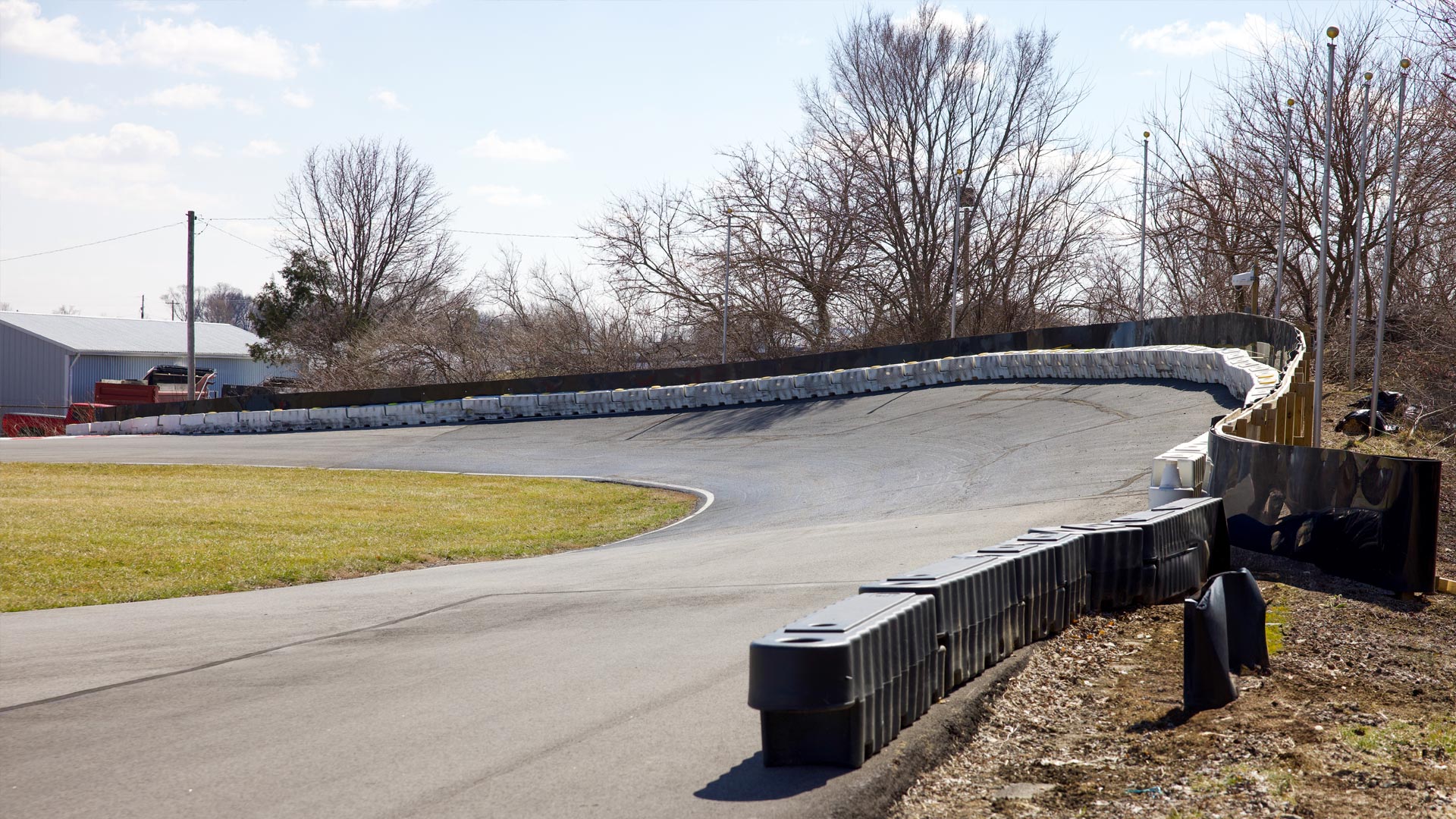 Banked Turn at K1 Circuit Whiteland.
