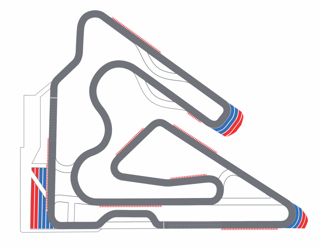 Pro Track Layout with Bus Stop chicane