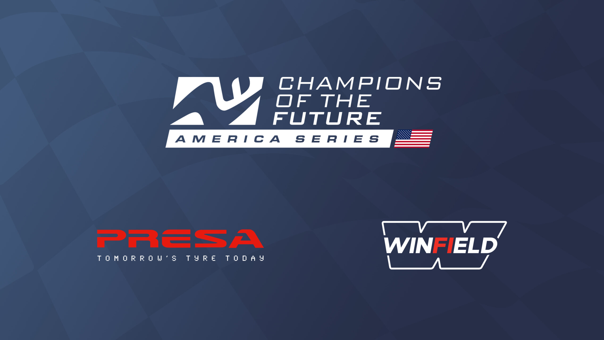 champions of the future america logo plus logos for presa tires and winfield