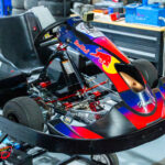 A Red Bull-wrapped OTL E-Pro Kart at K1 Circuit Winchester