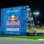 A promotional backdrop at K1 Circuit during a private event