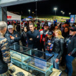 A vendor set up at K1 Circuit during a private event