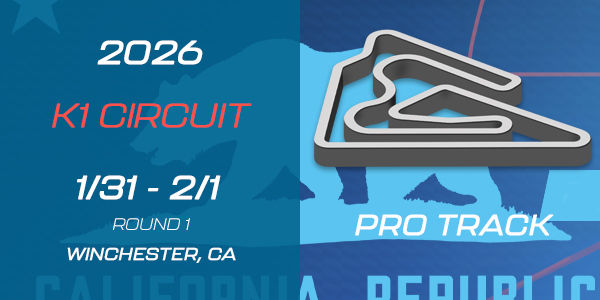 image of track layout for K1 Circuit Pro Track, Round 1 of COTF America