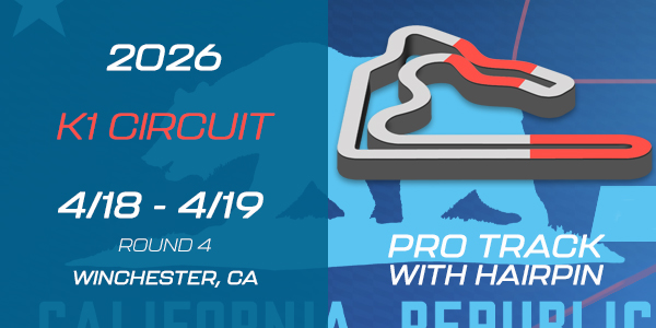 image of track layout for K1 Circuit Pro Track with Tic-Tac-Toe, Round 4 of COTF America