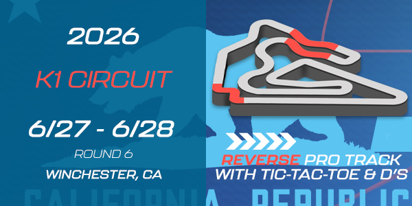 image of track layout for K1 Circuit Reverse Pro Track , Round 7 of COTF America