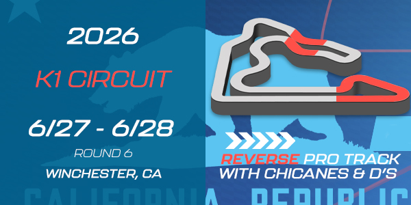 image for round 6 on 6/27-28, reverse pro track with chicanes and d's