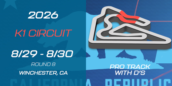 track layout for round 8 on 8/29-30, pro track with d's